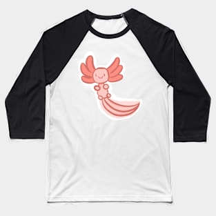 Plunkie the Axolotl Baseball T-Shirt